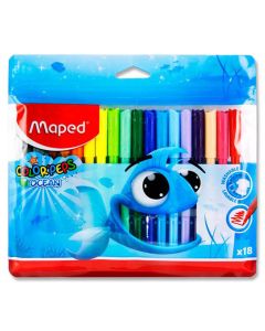 Maped Color Peps Felt Tip Ocean 18 Color