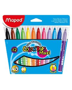 Maped Color Peps Felt Maxi 12 Colours