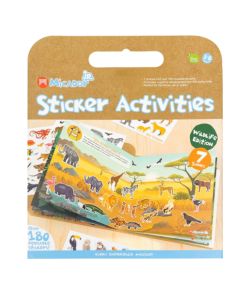 Wildlife Reusable Sticker Activities - Micador Jr