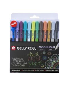 Gelly Roll Moonlight 06 Fine 0.35mm Set of 12 - 8868