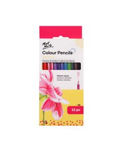 Mont Marte Colour Pencils 12pc - Essential Colours