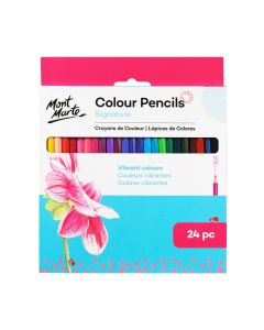Mont Marte Colour Pencils 24pc - Essential Colours