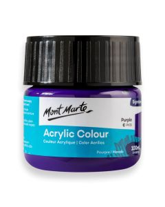 Mont Marte Acrylic Colour Paint 100ml - Purple
