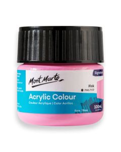 Mont Marte Acrylic Colour Paint 100ml - Pink