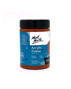 Mont Marte Signature Acrylic Colour 300ml  Burnt Sienna