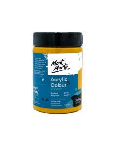 Mont Marte Signature Acrylic Colour 300ml  Yellow Deep