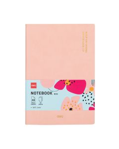 Leather cover A5 Notebook 80s Soft cover Pink Deli - N135L