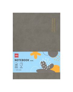 Leather cover A5 Notebook 80s Soft cover Grey Deli - N135L