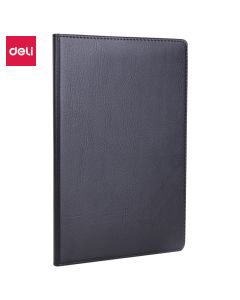 Leather cover note book 80 sheets Deli 7902