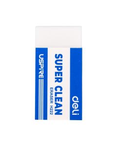 Deli White Eraser - H222 (45x25.5x10.5mm)