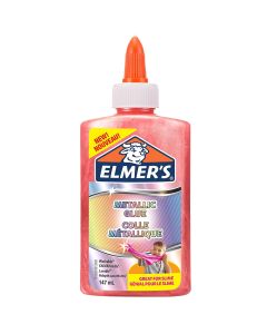 Elmer's Metallic PVA Glue | Pink | 147 mL | Washable & Kid Friendly