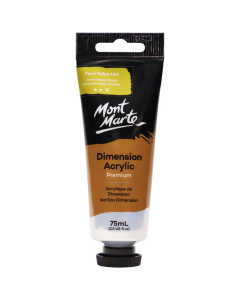 Mont Marte Dimension Acrylic 75 ml - Pearl Yellow Mid