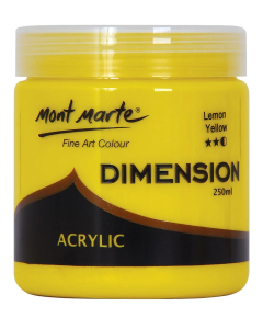 Mont Marte Dimension Acrylic 250 ml - Lemon Yellow