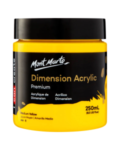 Mont Marte Dimension Acrylic 250 ml - Medium Yellow