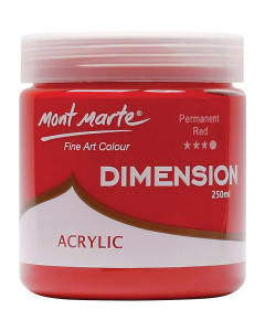 Mont Marte Dimension Acrylic 250 ml - Permanent Red