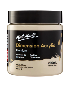 Mont Marte Dimension Acrylic 250 ml - Neutral Grey