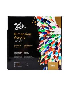 Mont Marte Dimension Acrylic Paint Set 36pc x 37ml