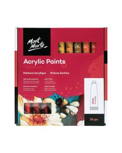 Mont Marte Acrylic Paints 36pc x 12ml