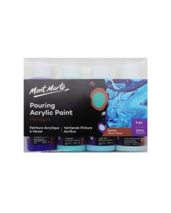 Mont Marte Pouring Acrylic 120ml 4pc - Marina