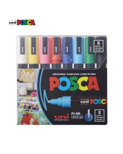 Uniball - Posca Coloring Markers set of 8 PC5M
