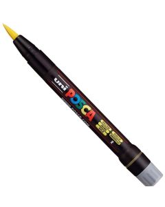 Posca Brush Tipped Paint Marker Yellow PCF-350