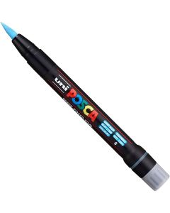 Posca Brush Tipped Paint Marker Light Blue PCF-350