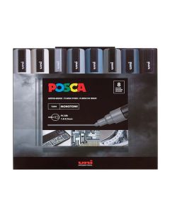 Posca Paint Marker Set PC-5M 8 Mono Tone Colors