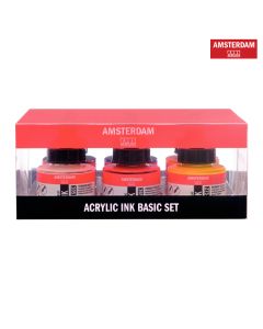 Acrylic Ink Basic Set - 6 x 30 ml - 0389