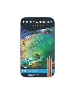 Prismacolor Premier Water-Soluble Colored Pencils, Set of 36