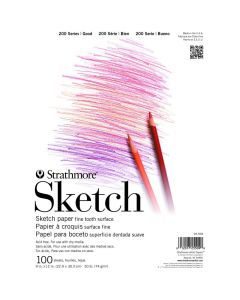 Strathmore 100 Sheet Sketch Pad 9" x 11" - SM25-509