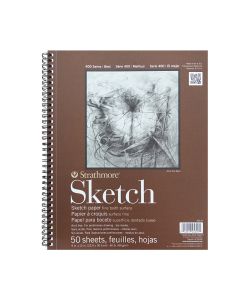 Strathmore 400 Series Sketch Pad, 9" x 11" 50 Sheets, 455-9