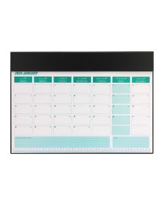 2024 Yearly Planner Diary - Sleek Black Design