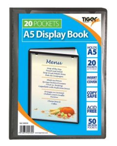 Display Book 20 Pocket A5 - Tiger 300930 