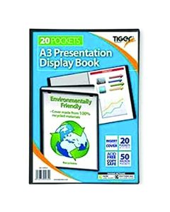 Display Book 20 Pocket A3 - Tiger 300934