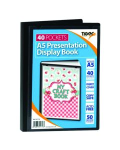 Display Book 40 Pocket A5 - Tiger 301718