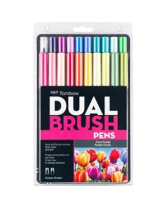 Tombow Dual Brush Pen Art Markers, 20C Set, Floral Palette - 56192