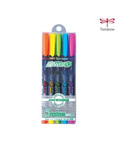 Tombow Single Tip Highlighter Set of 5