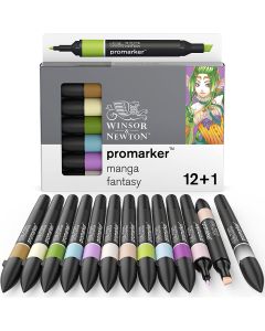 Winsor & Newton Promarker, Set of 12, Manga Fantasy