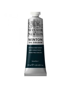 Winton Oil Colors, Phthalo Deep Green 37ml