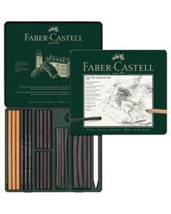 Faber Castell Pitt Charcoal set, tin of 24