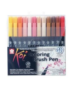 Koi Colouring Brush Pen Set 48 - 91796