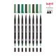 Tombow Dual Brush Pen Art Marker Greens
