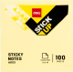 Deli Sticky Notes 3”×3” 100 Sheets Yellow