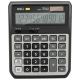 Deli Calculator Metal 12 Digit Grey M00720