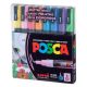 Uniball - Posca Coloring Markers set of 8 - Glitter PC3M