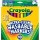Crayola Ultra Clean Washable Markers - Set of 10