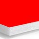 Foam board 100x70cm red 5mm