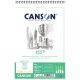 Canson Spiral 1557 Extra White 180gsm A5 Sketch Paper - 31412A000