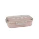 Cute Lunch Box for School Rectangular - Pink