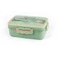 Lunch Box with Spoon & Fork 0001-02 - Green